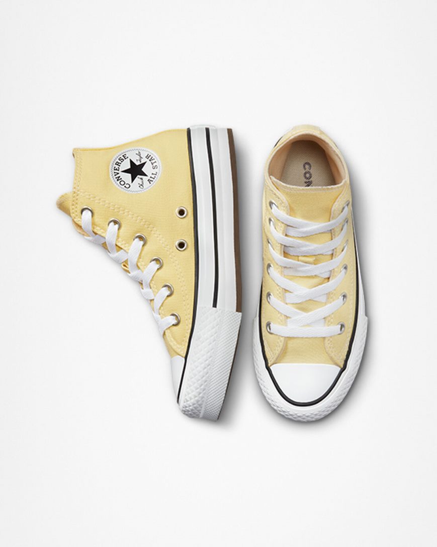 Topanky Na Platforme Converse Chuck Taylor All Star Lift Vysoke Chlapcenske Oranžové Biele Čierne | SK AW11DR9